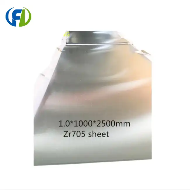 705 Zirconium Plate